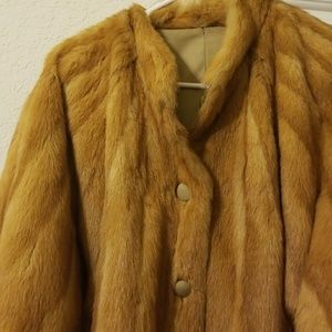 Fur mink jacket